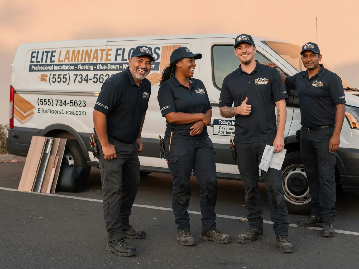 Laminate flooring installation company in Milford, TX